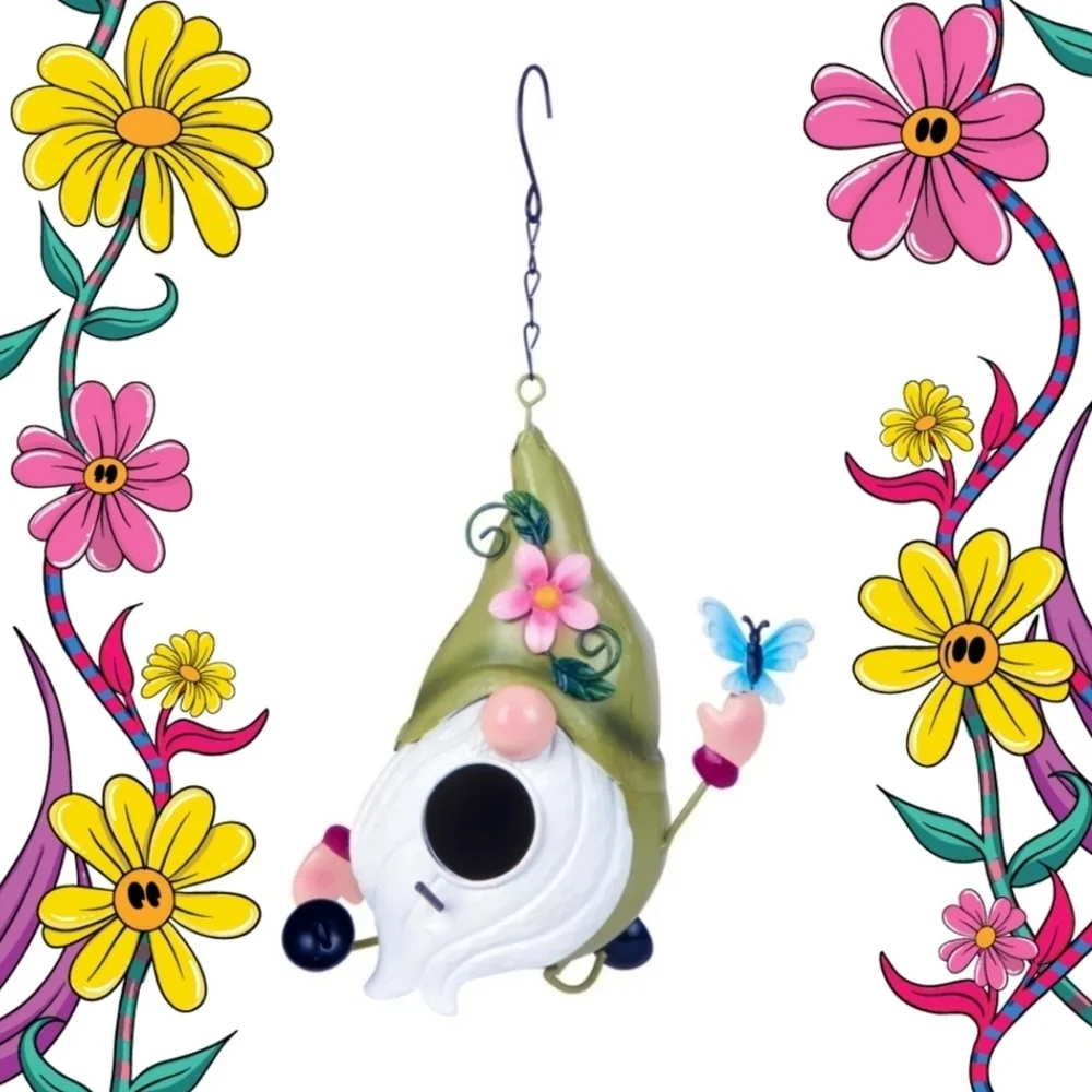 Sunflower, Camper, Lady Bug Metal Birdhouses Pick One
